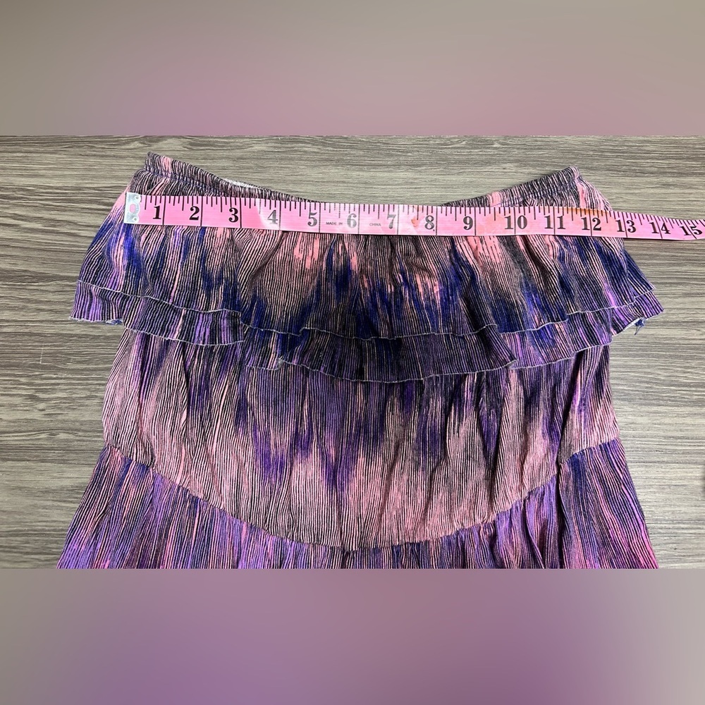 Garage Purple & Pink Tye Dye Dress Size S/P - Picture 3 of 5